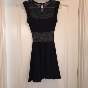 Arden B Dress with Mesh Detail